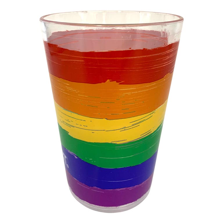 BICCHIERI ARCOBALENO ABSOLUT PLASTICA (6 pz) COD: 8a724